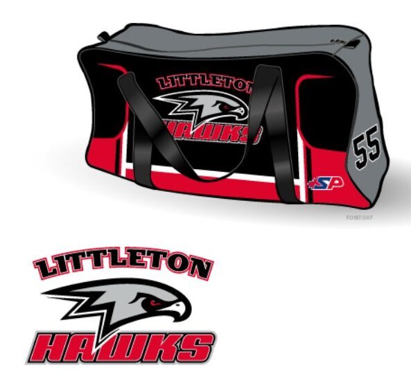 Sample Custom Hockey Bag design by W Team Sales, featuring personalized style and durability for Colorado hockey teams